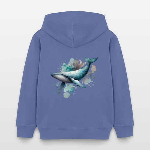 Stanley/Stella Mini Cruiser Kids’ Organic Hoodie - bright blue