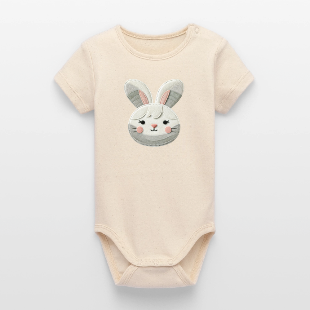 Stanley/Stella Organic Short-Sleeved Baby Bodysuit - natural raw