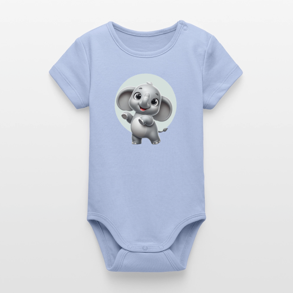 Stanley/Stella Organic Short-Sleeved Baby Bodysuit - sky