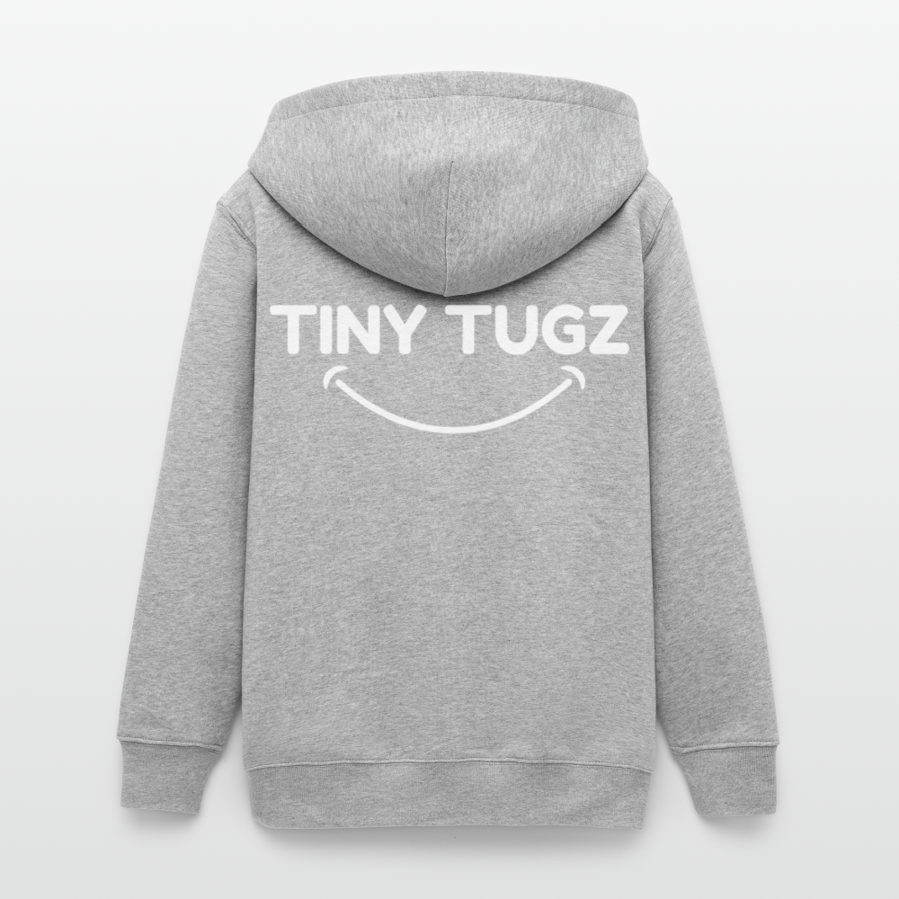 Stanley/Stella Mini Cultivator Organic Teen Hooded Jacket - heather grey