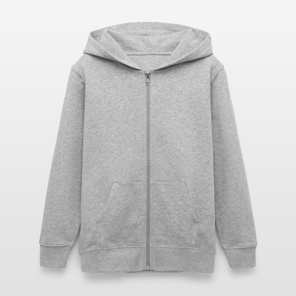 Stanley/Stella Mini Cultivator Organic Teen Hooded Jacket - heather grey