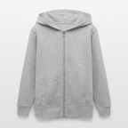 Stanley/Stella Mini Cultivator Organic Teen Hooded Jacket - heather grey
