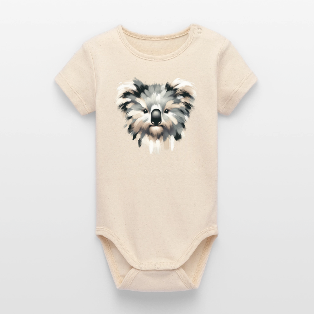 Stanley/Stella Organic Short-Sleeved Baby Bodysuit - natural raw