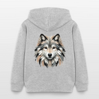 Stanley/Stella Mini Cruiser Kids’ Organic Hoodie - heather grey