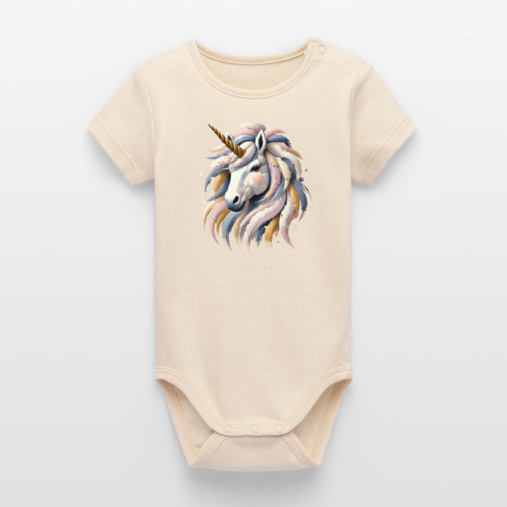 Stanley/Stella Organic Short-Sleeved Baby Bodysuit - natural raw