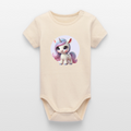 Stanley/Stella Organic Short-Sleeved Baby Bodysuit - natural raw