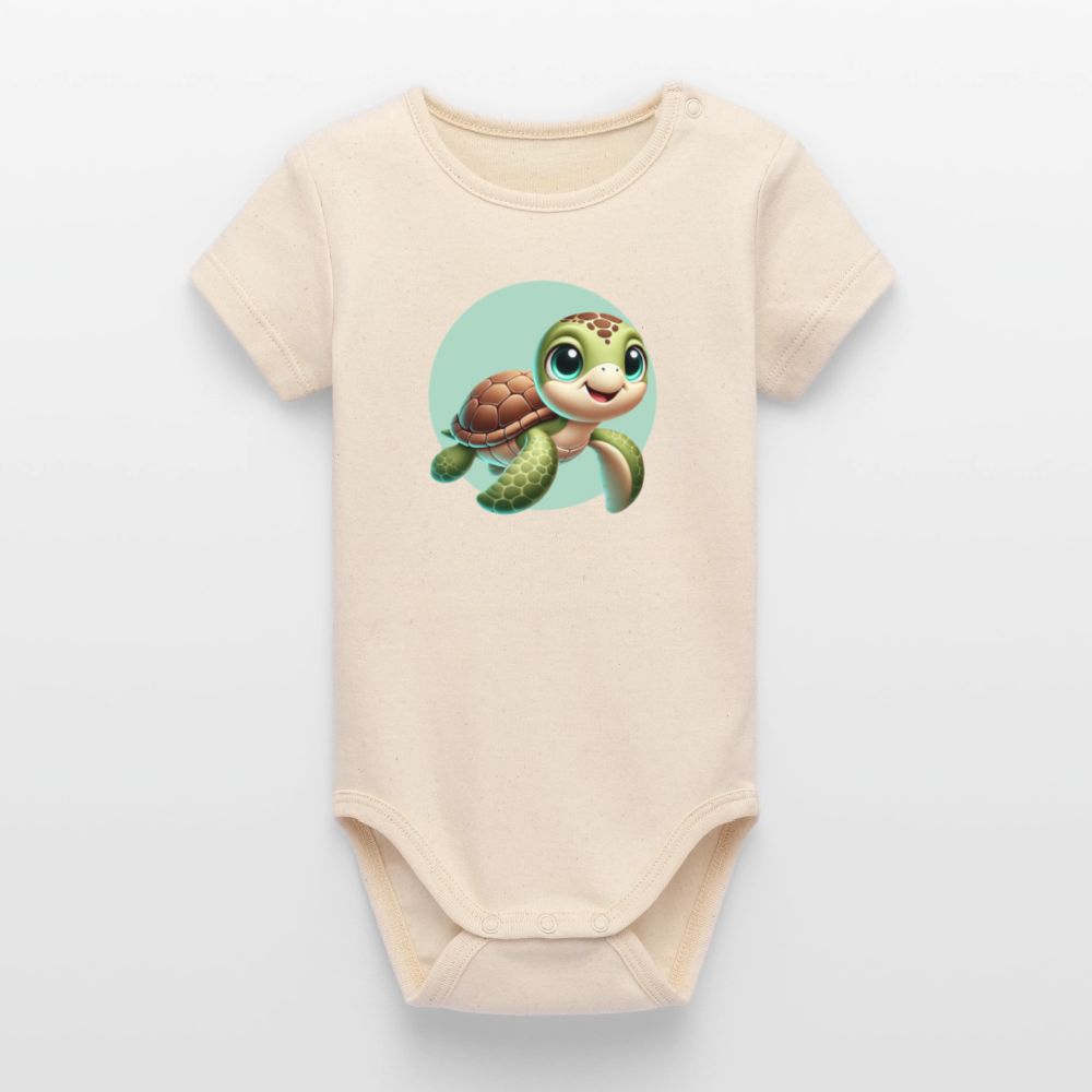 Stanley/Stella Organic Short-Sleeved Baby Bodysuit - natural raw