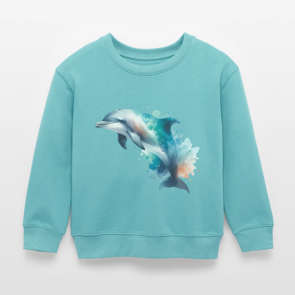 Stanley/Stella Mini Changer Organic Kids’ Sweatshirt - pastel turquoise