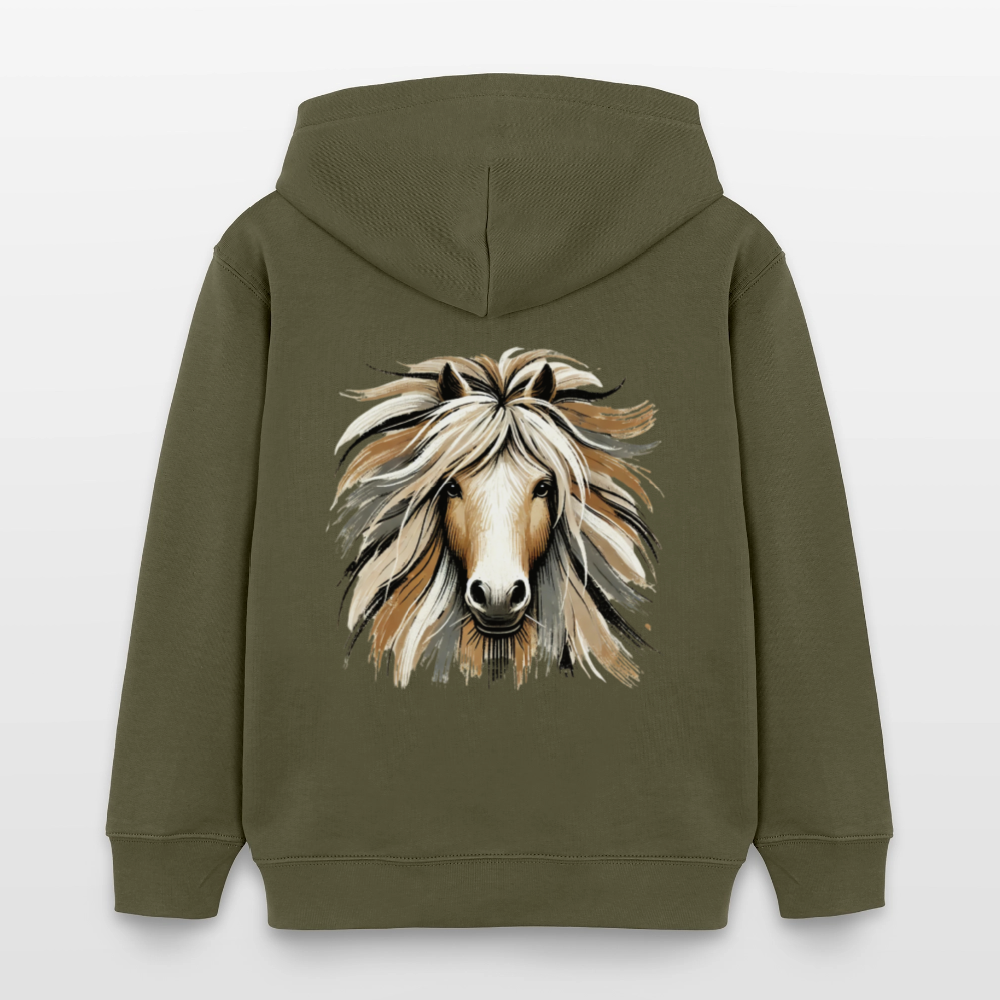 Stanley/Stella Mini Cruiser Kids’ Organic Hoodie - khaki