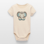 Stanley/Stella Organic Short-Sleeved Baby Bodysuit - natural raw