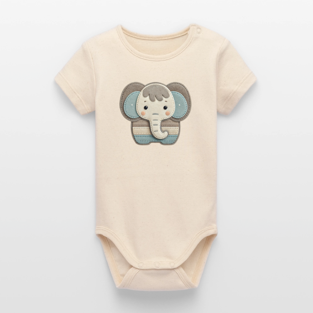 Stanley/Stella Organic Short-Sleeved Baby Bodysuit - natural raw