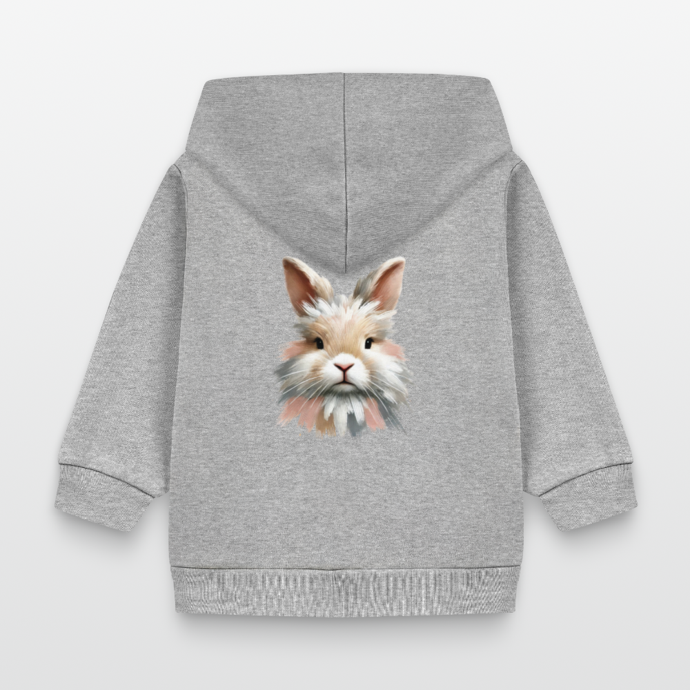 Stanley/Stella Organic Zip Hoodie BABY CONNECTOR - heather grey