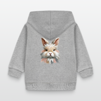 Stanley/Stella Organic Zip Hoodie BABY CONNECTOR - heather grey