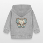 Stanley/Stella Organic Zip Hoodie BABY CONNECTOR - heather grey