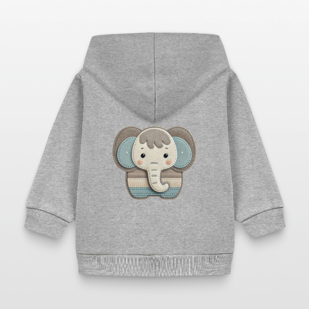 Stanley/Stella Organic Zip Hoodie BABY CONNECTOR - heather grey