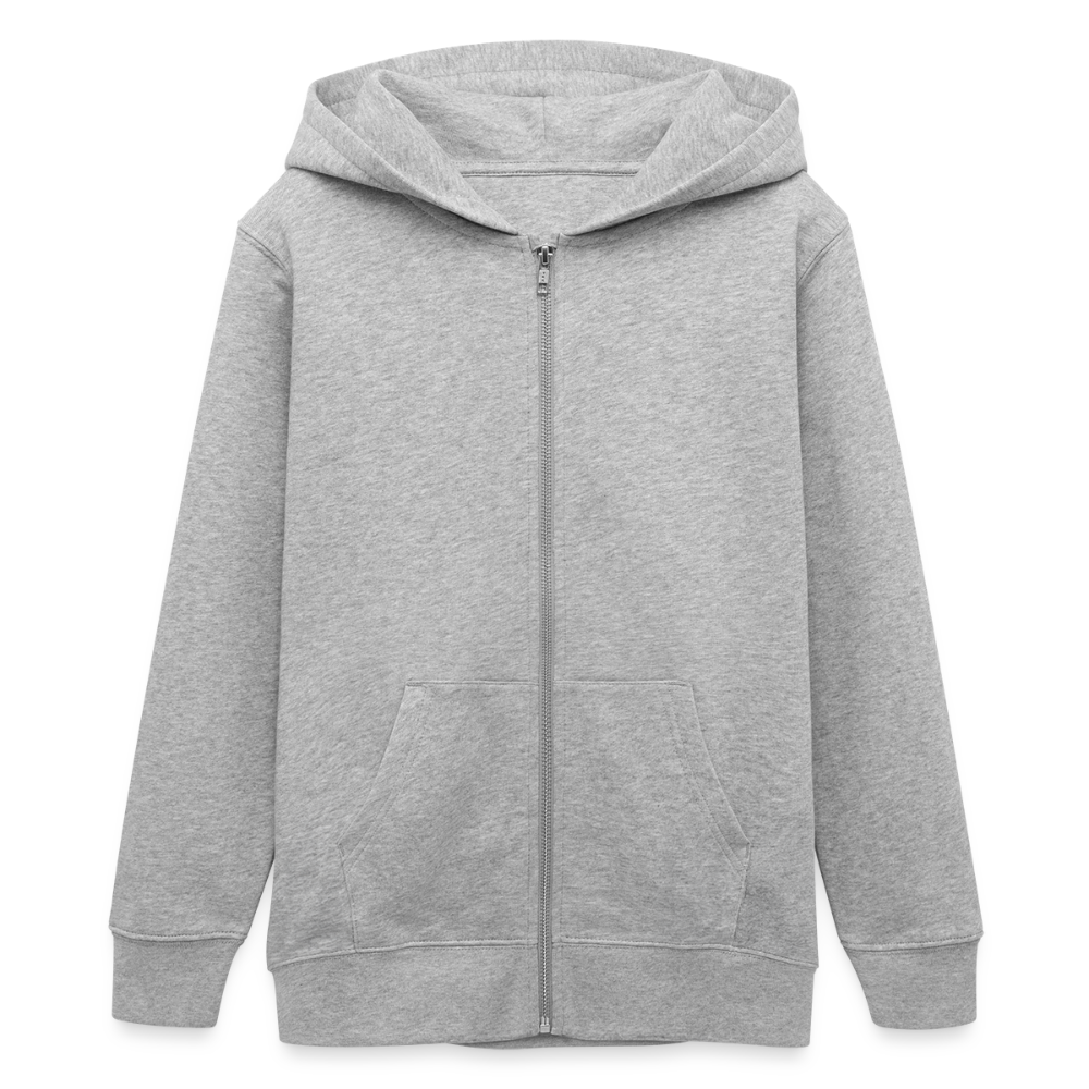 Stanley/Stella Mini Cultivator Organic Teen Hooded Jacket - heather grey
