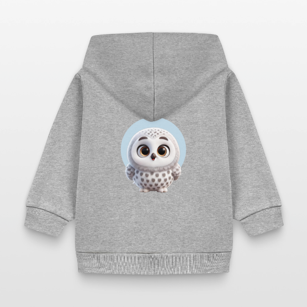 Stanley/Stella Organic Zip Hoodie BABY CONNECTOR - heather grey