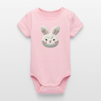 Stanley/Stella Organic Short-Sleeved Baby Bodysuit - cotton pink