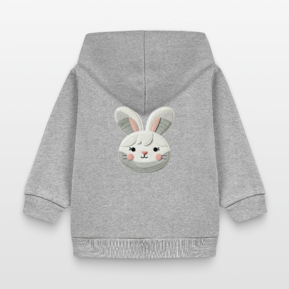 Stanley/Stella Organic Zip Hoodie BABY CONNECTOR - heather grey