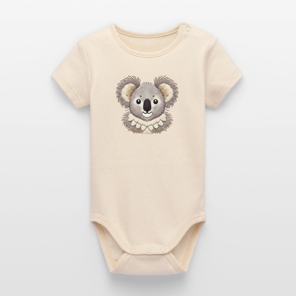 Stanley/Stella Organic Short-Sleeved Baby Bodysuit - natural raw