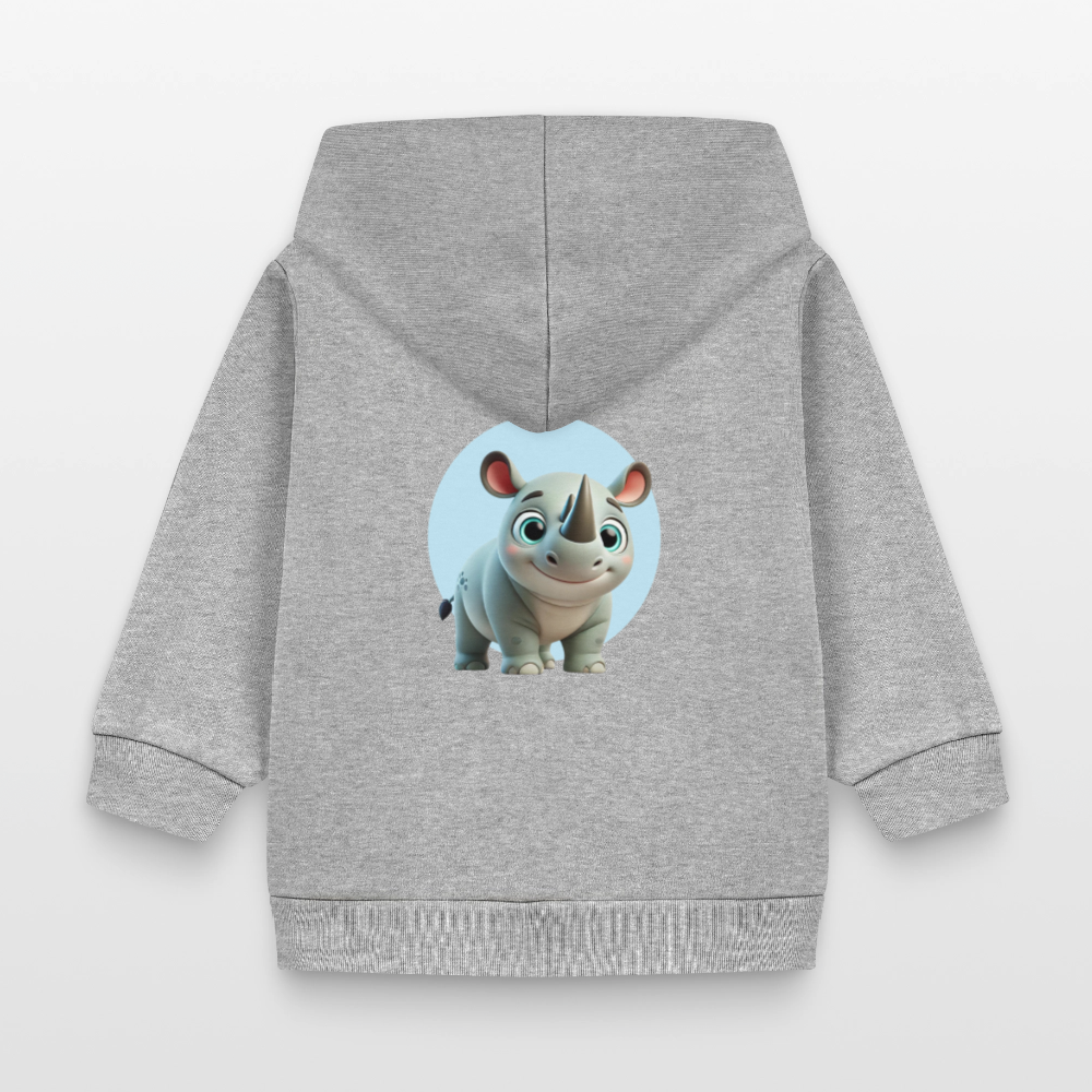 Stanley/Stella Organic Zip Hoodie BABY CONNECTOR - heather grey