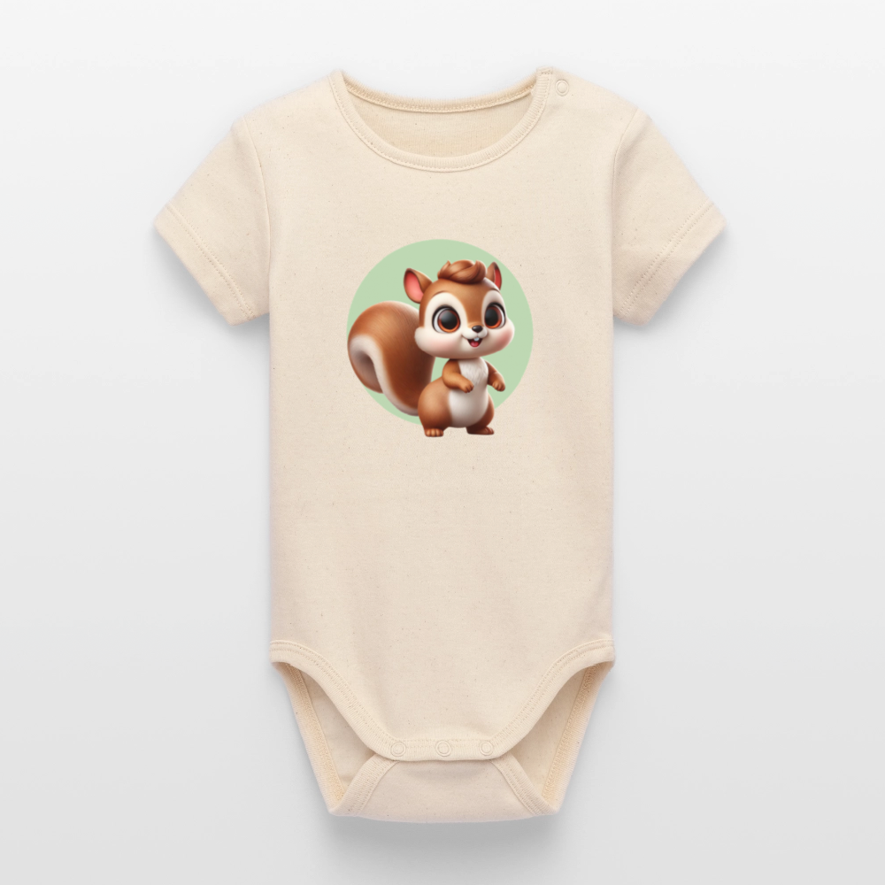 Stanley/Stella Organic Short-Sleeved Baby Bodysuit - natural raw