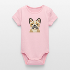 Stanley/Stella Organic Short-Sleeved Baby Bodysuit - cotton pink