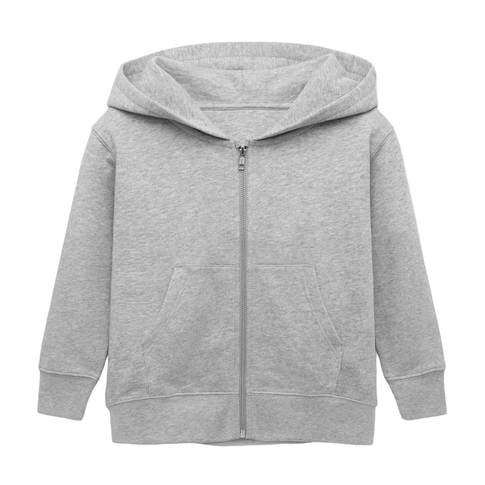 Stanley/Stella Mini Cultivator Organic Kids’ Hooded Jacket - heather grey