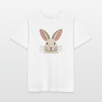 Organic Cotton Kids's T-Shirt (Thread Art Bunny) - white
