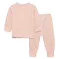 Organic Cotton Baby Pyjamas - crystal pink