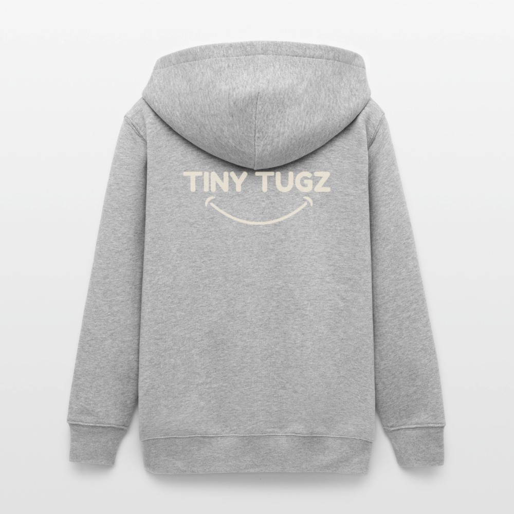 Stanley/Stella Mini Cultivator Organic Teen Hooded Jacket - heather grey