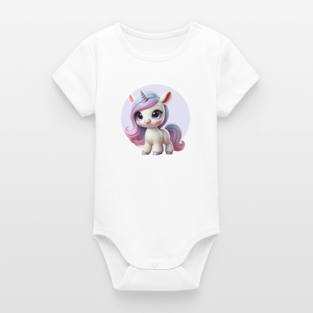 Stanley/Stella Organic Short-Sleeved Baby Bodysuit - white