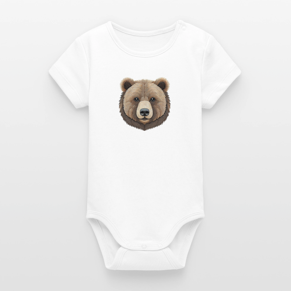 Stanley/Stella Organic Short-Sleeved Baby Bodysuit - white