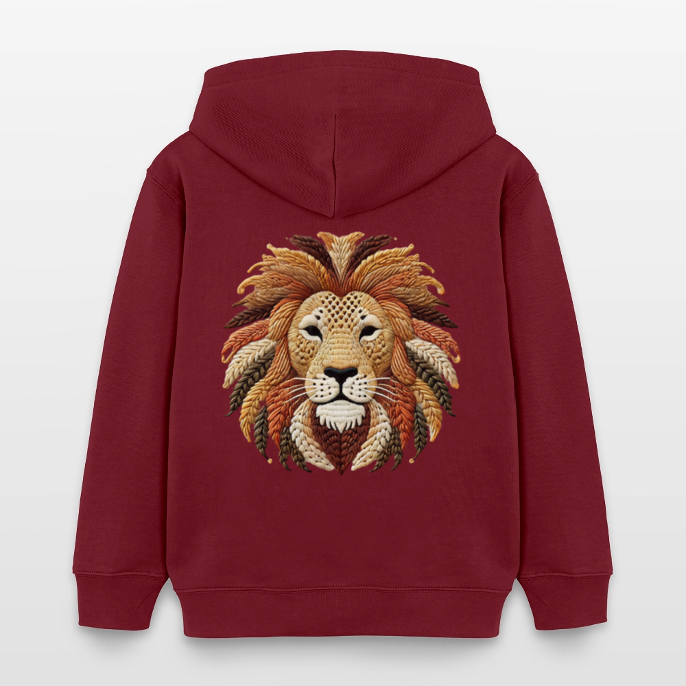 Stanley/Stella Mini Cruiser Kids’ Organic Hoodie - burgundy