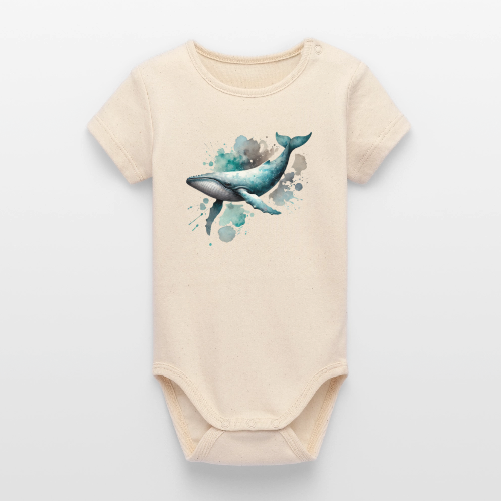 Stanley/Stella Organic Short-Sleeved Baby Bodysuit - natural raw