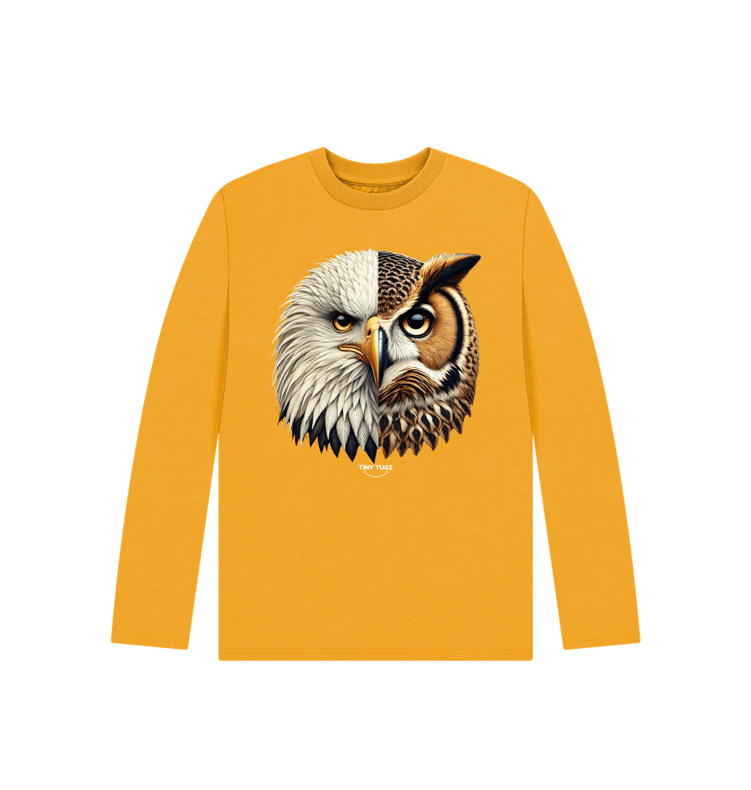 Mustard Printed Kids T-Shirt