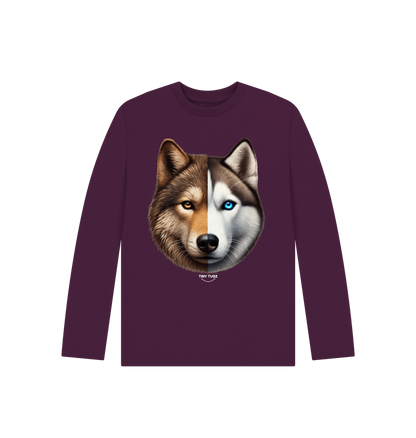 Purple Printed Kids T-Shirt