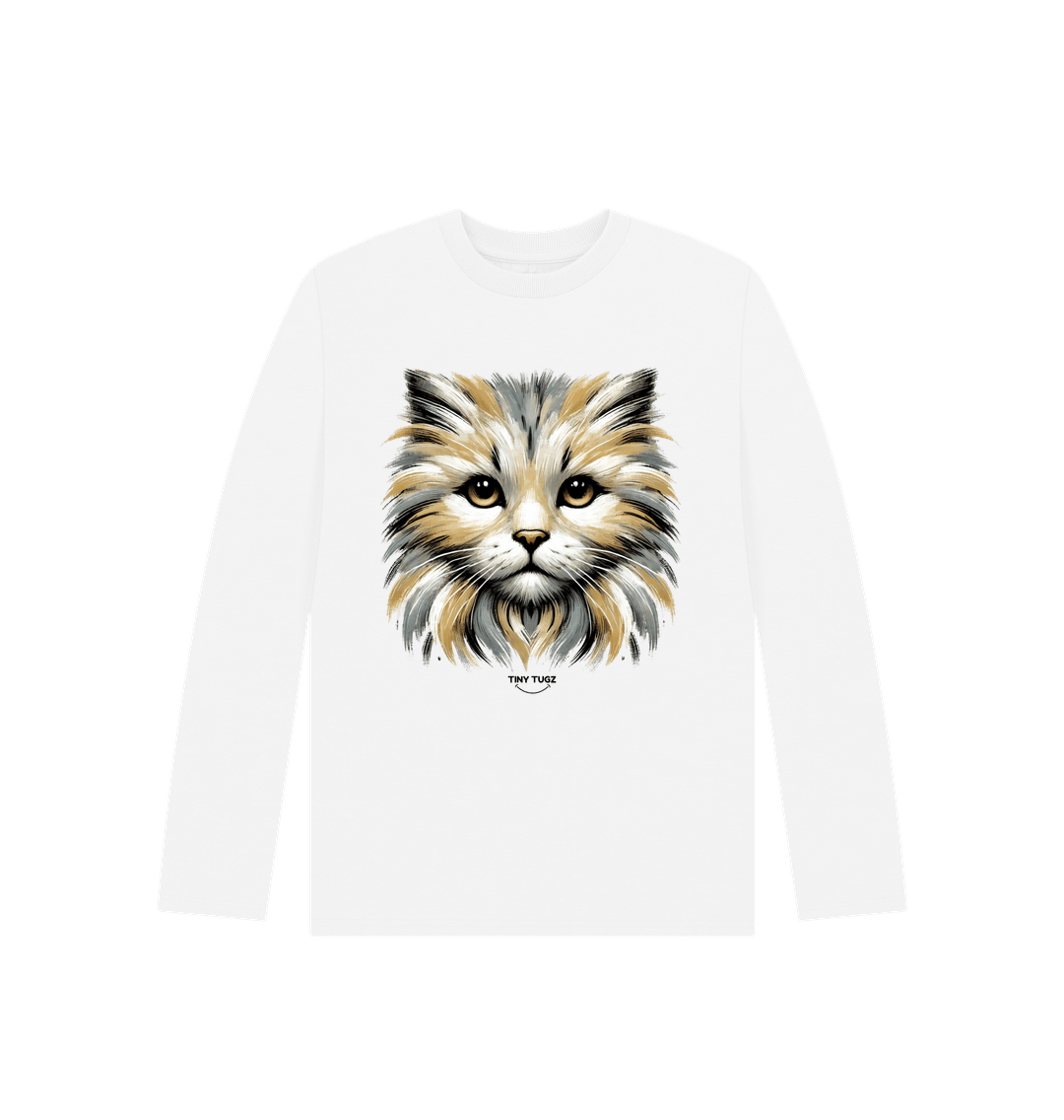 White Printed Kids T-Shirt