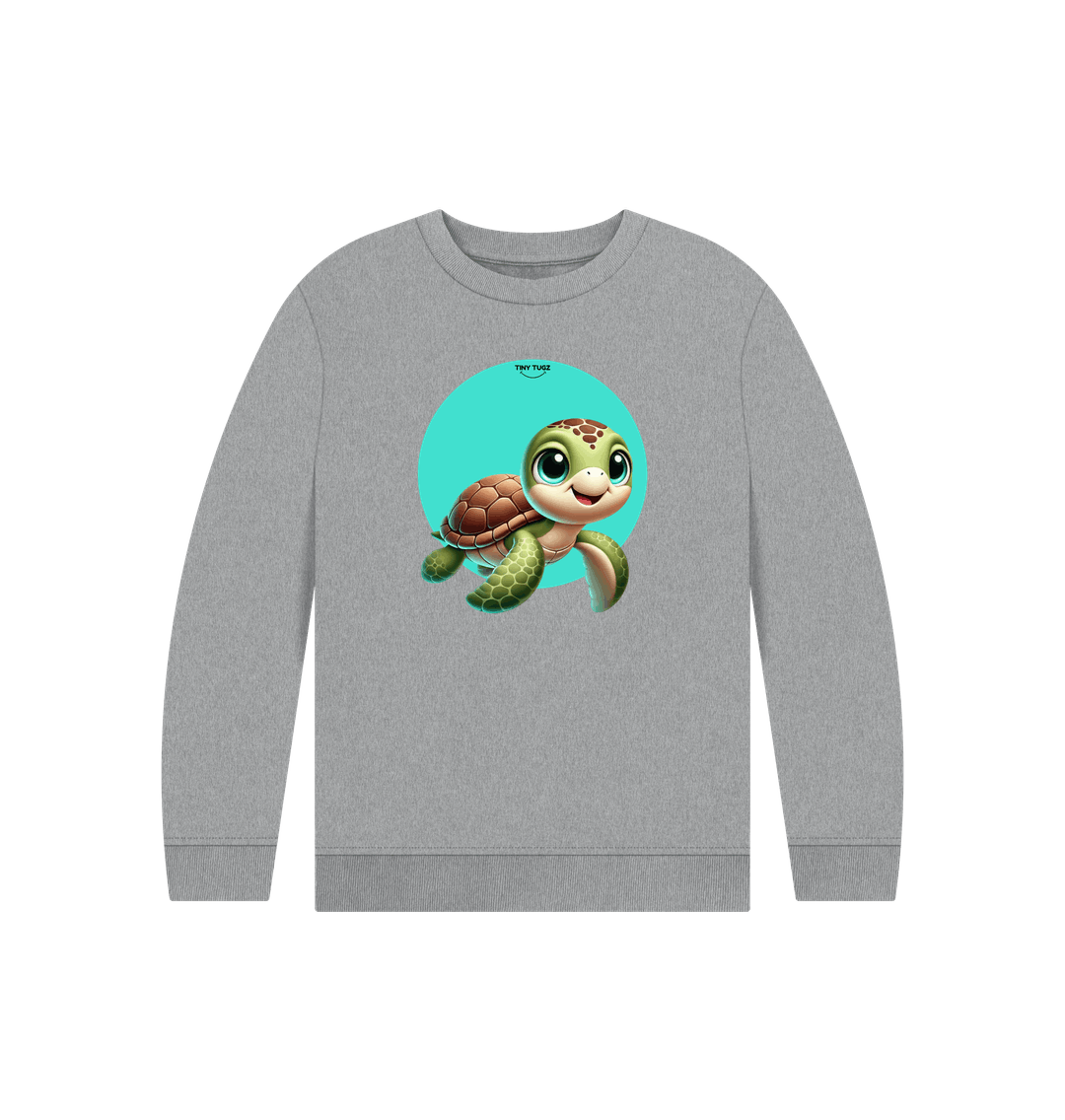 Athletic Grey Printed Kids Jumper