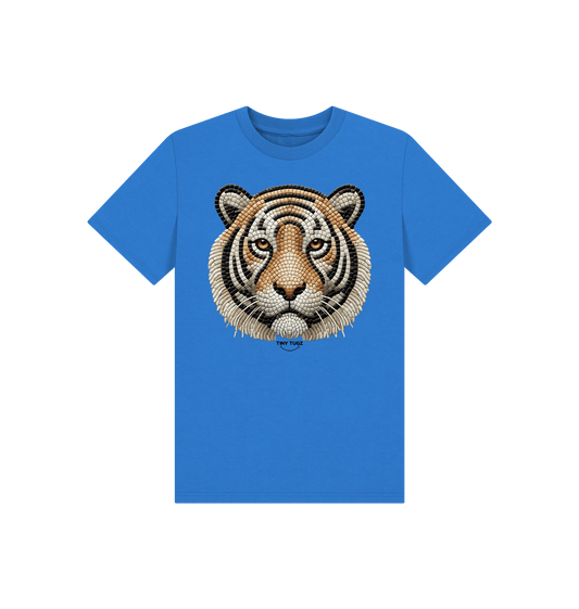 Bright Blue Printed Kids T-Shirt
