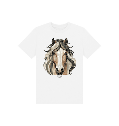 White Printed Kids T-Shirt