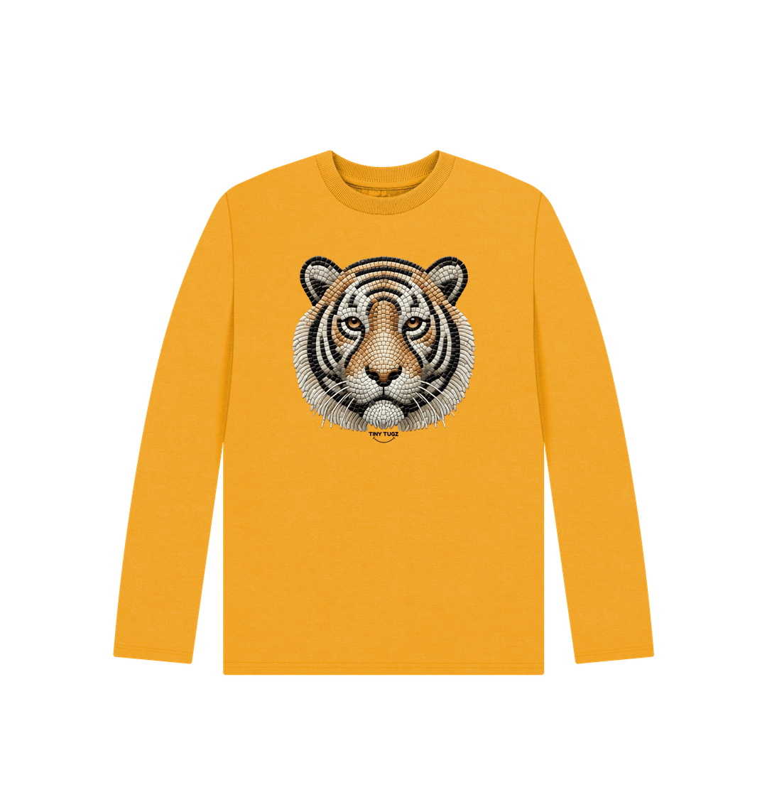 Mustard Printed Kids T-Shirt