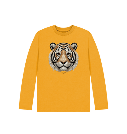 Mustard Printed Kids T-Shirt