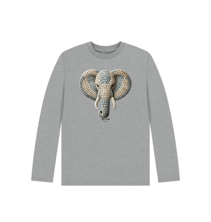 Athletic Grey Printed Kids T-Shirt