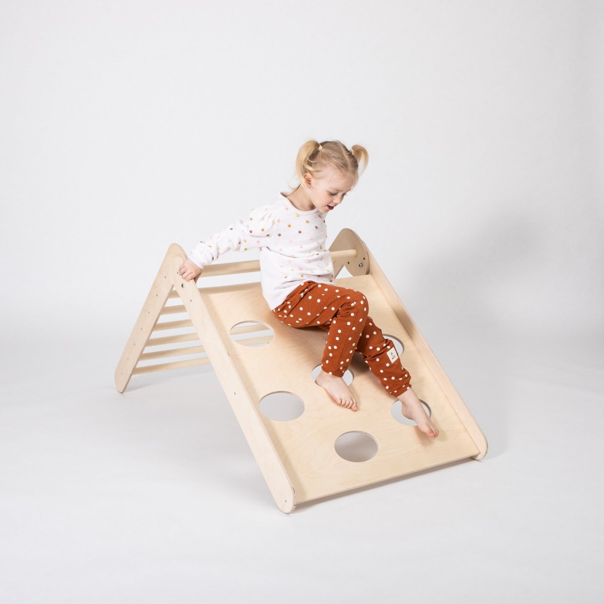 2-in-1 Foldable Climbing Triangle (Ramp Excluded) - Tiny Tugz™