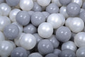 200 Ball Pit Balls – Grey, White & Pearl - Tiny Tugz™