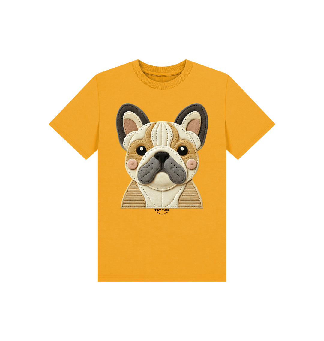 Mustard Printed Kids T-Shirt