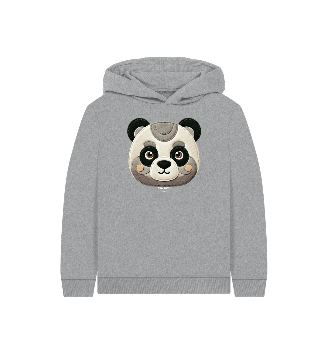 Athletic Grey Printed Kids Hoodie