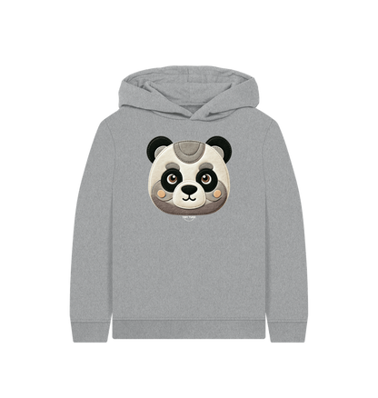 Athletic Grey Printed Kids Hoodie