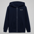 Tiny Tugz™ 100% Organic Cotton Teen Tracksuit – Stripe Logo – Navy